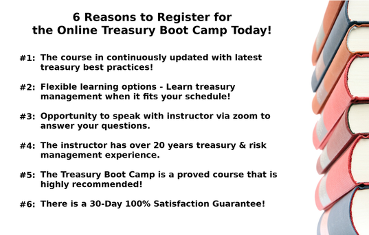 Six Reasons to Attend the Treasury Boot Camp